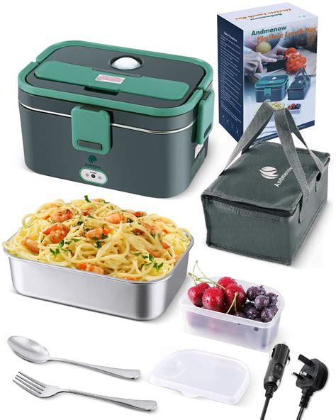 Andmenow Electric Lunch Box 3 in 1 for Car/Truck and Office, 